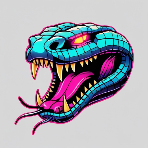 Silver Serpent’s Bite Tattoo idea