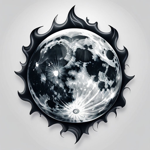 Moon’s Fire of Rebirth Tattoo idea