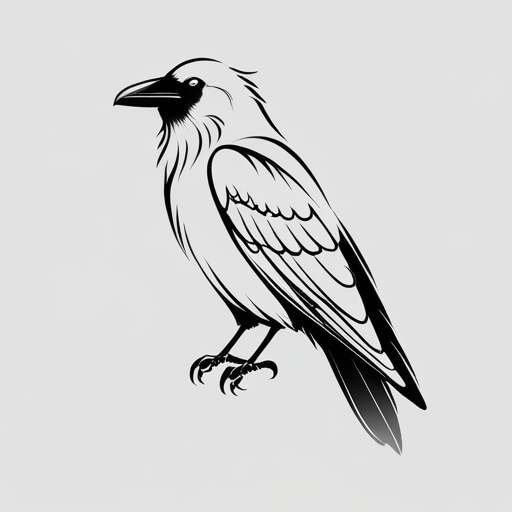 Raven Tattoo idea