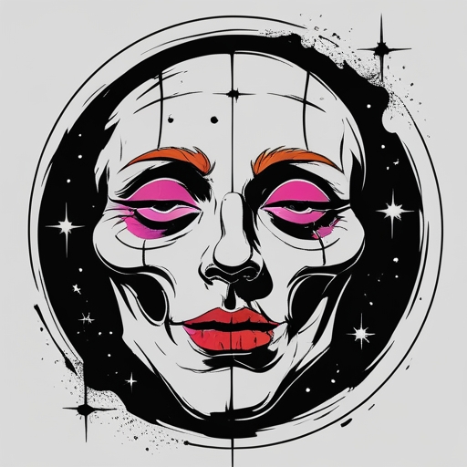 Moonlit Shadows of Time Tattoo idea