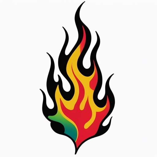 Mystic Flame Tattoo idea