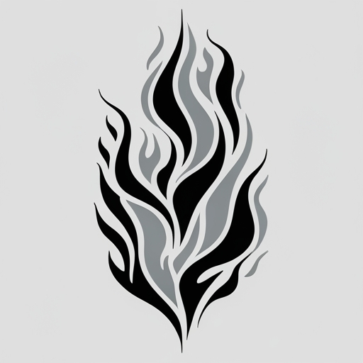 Heart’s Flame Tattoo idea