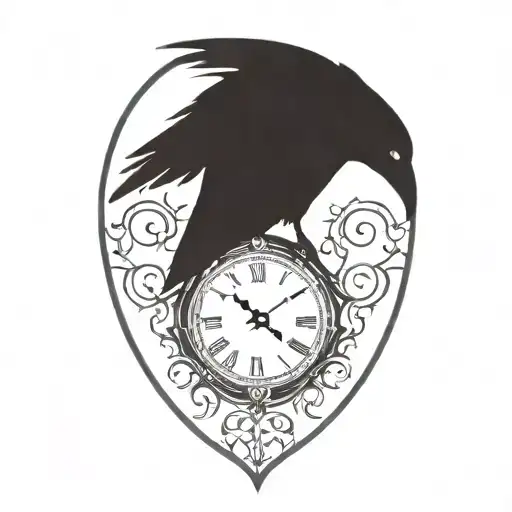 Crow Clock