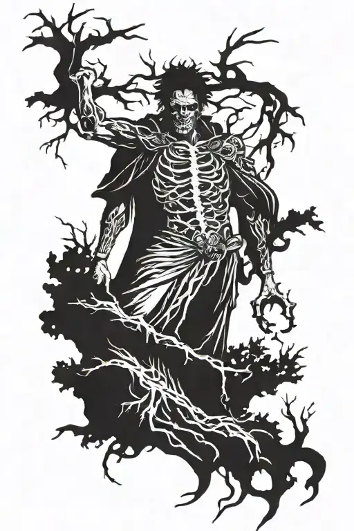 Tall Tree Man Standing