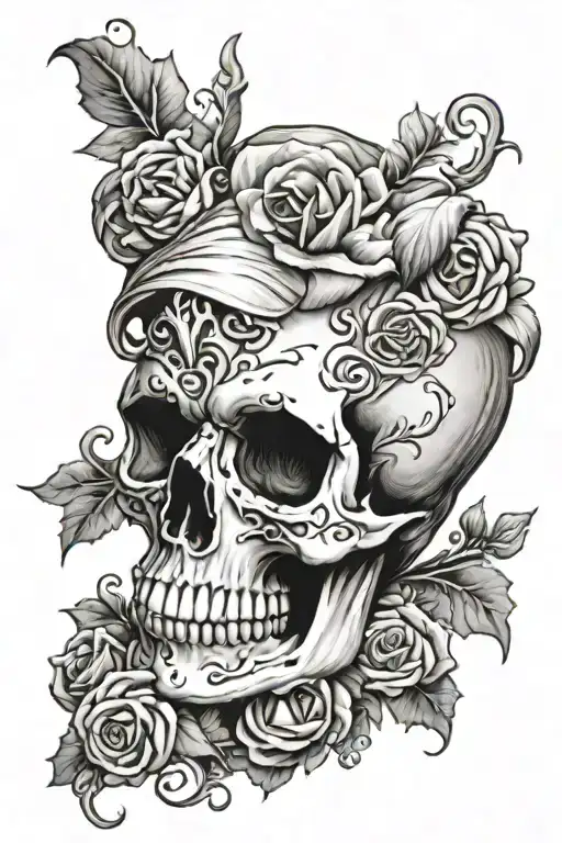 Skull Tattoo Women