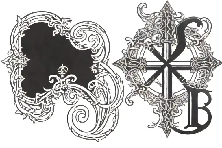 Chi Rho With A Name Tatto