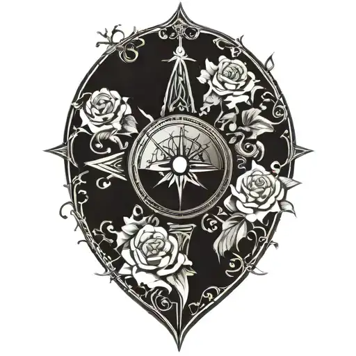 Compass Rose Blooming