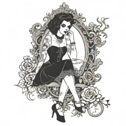 Goth Pinup
