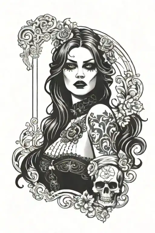 Goth Pinup