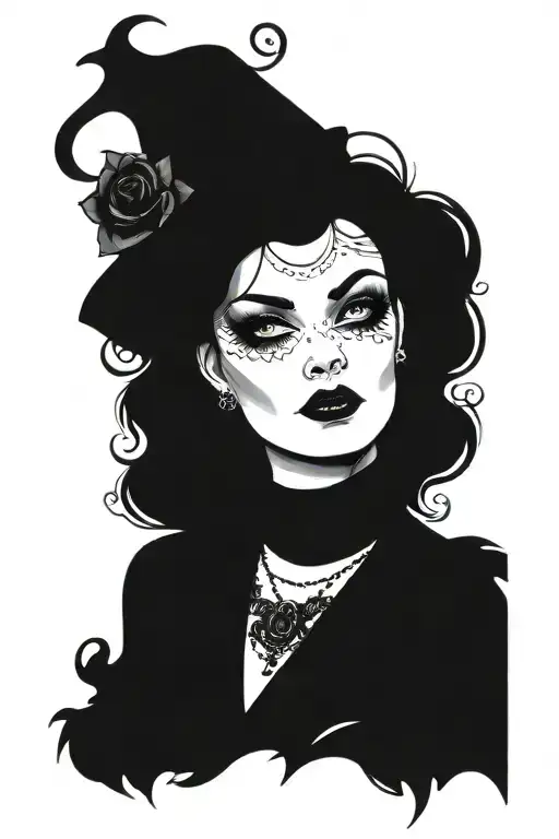 Pinup Girl Sexy No Border Black Hair Full Body Ww2