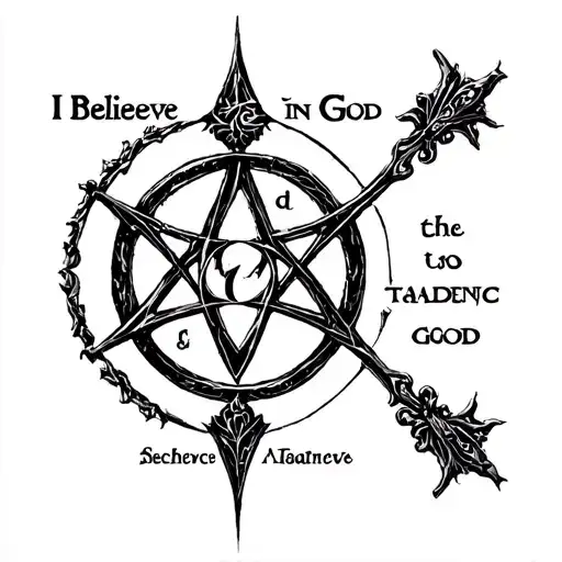 Sentence I Believe In God Symbol In Alchemy