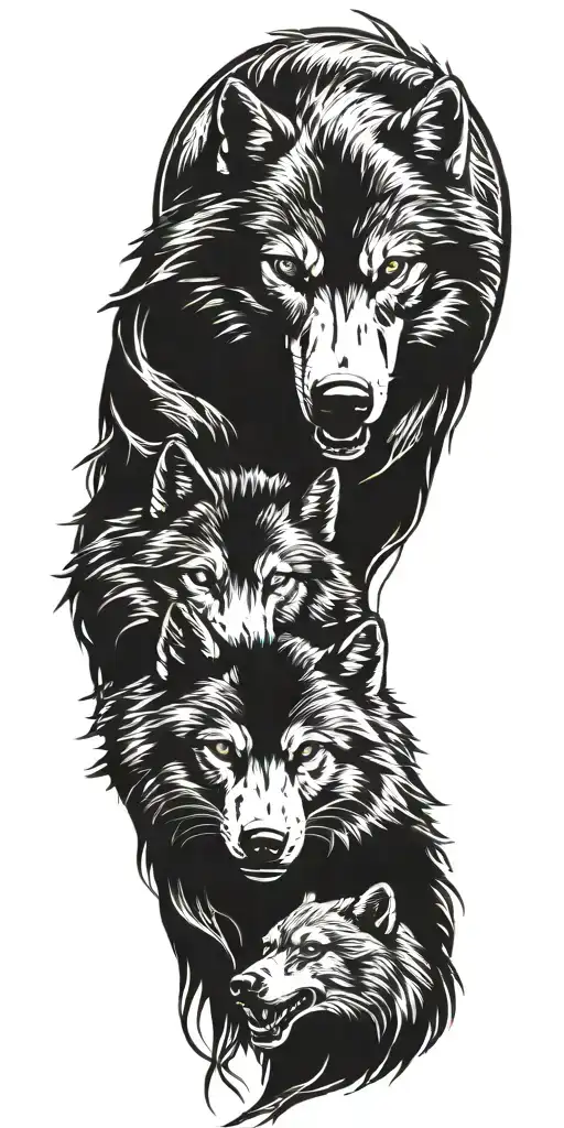 Wolf And Bear Entanglement