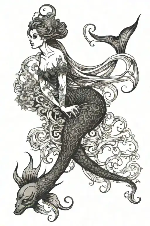 Mermaid Full Body Woman