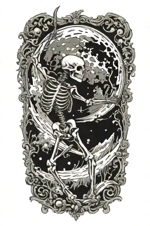 Skeleton Dance On The Moon
