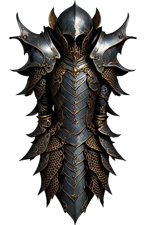 Realistic Armor With Mix Of Plating Chainmail Arm Sleeve Wrap Around