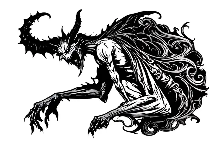 Scary Devil With A Height