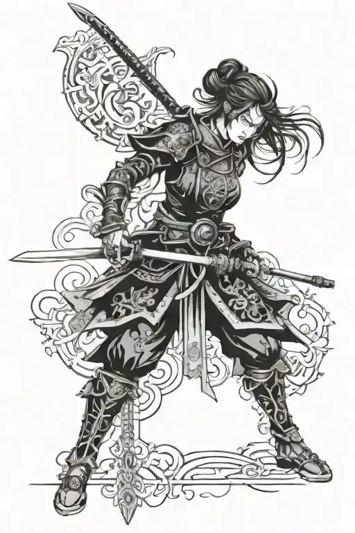 Girl Samurai Warrior
