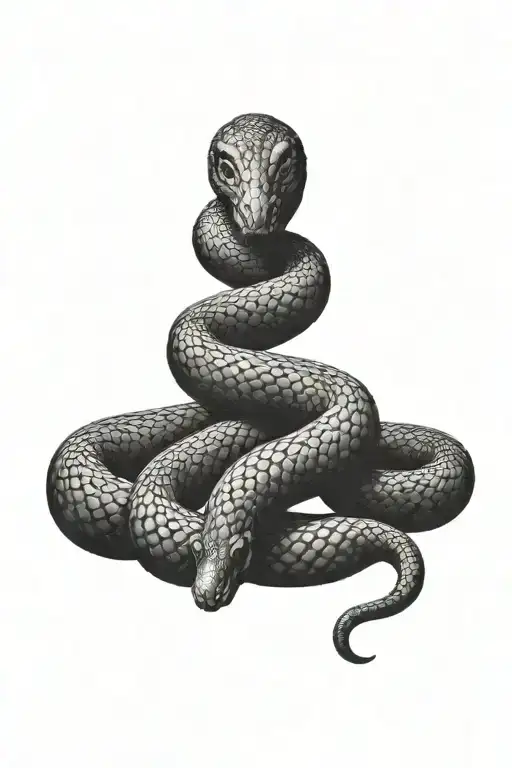 Coiled Snake