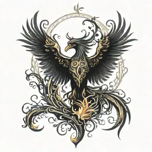 Phoenix Rising From The Ashes