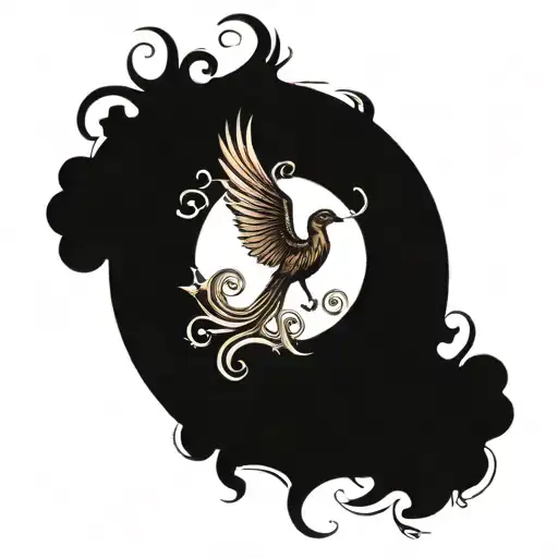 Phoenix Rising From The Ashes