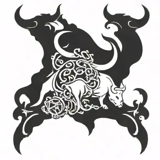 Mean Taurus Zodiac Symbol