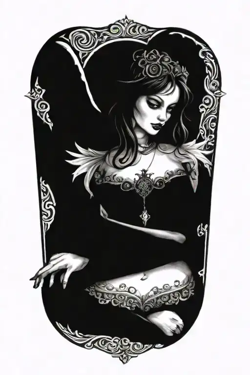 Sexy Angel Next And Devil Woman