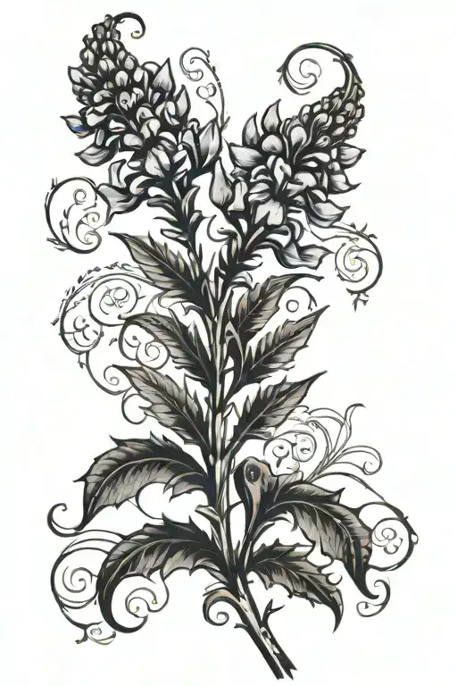 Bluebonnet Sprig