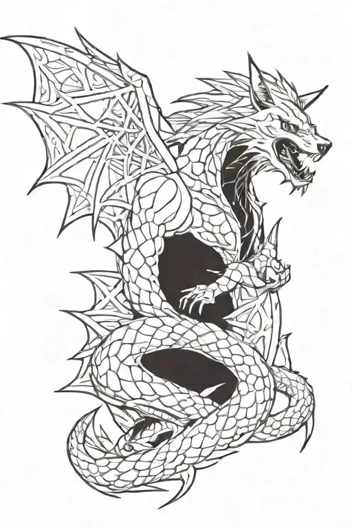 Naruto Kurama Over Dragon