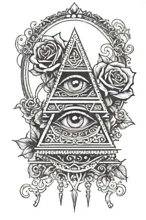 Pyramid Eye Roses