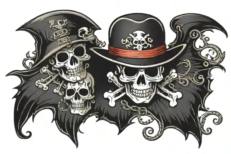 Straw Hat Jolly Roger One Piece