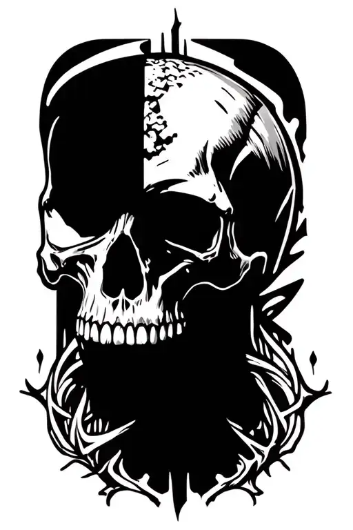 Skull Half Sleeve