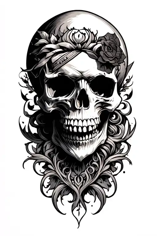 Skull Half Sleeve