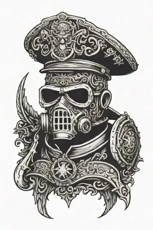 Firefighter Head With Mask