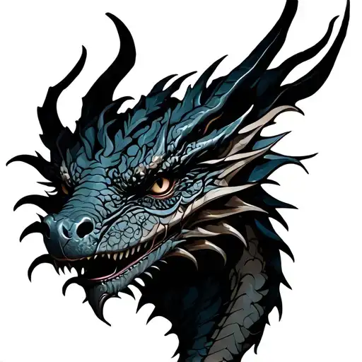 Dragon Face Front
