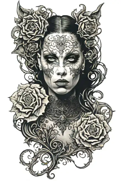 Pig Face Morphed Woman Wearing