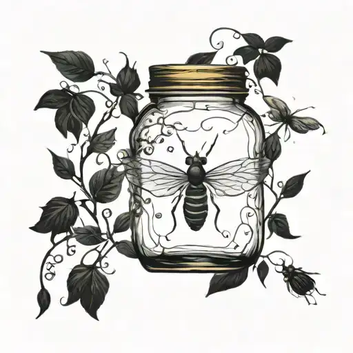 Fireflies In A Jar