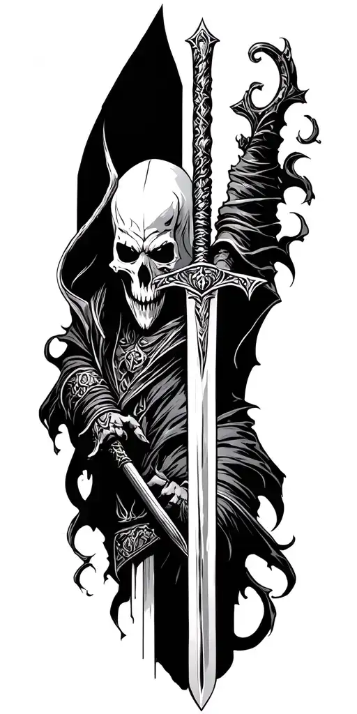 Fantasy Sword And Sorcery Battle Scene