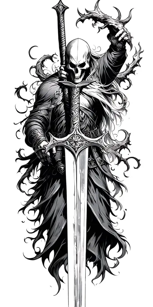 Fantasy Sword And Sorcery Battle Scene