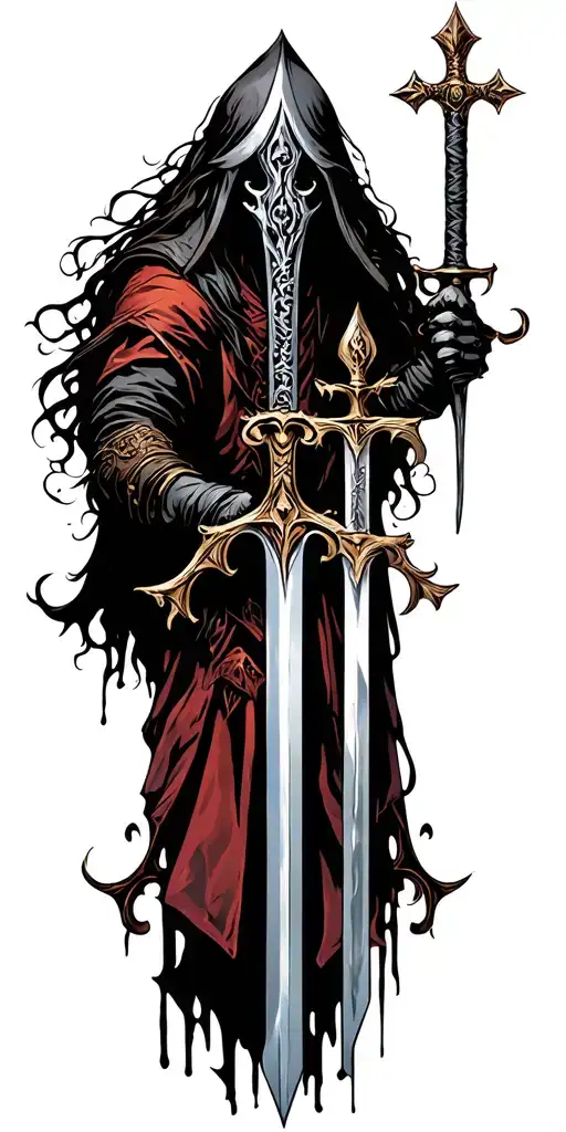 Fantasy Sword And Sorcery Style Battle Scene