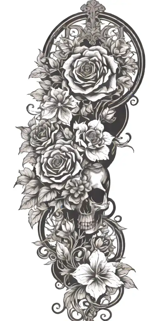 Contour Of The Flowers