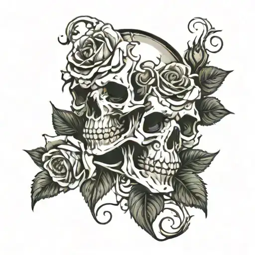 Skull Reaper Roses Growing