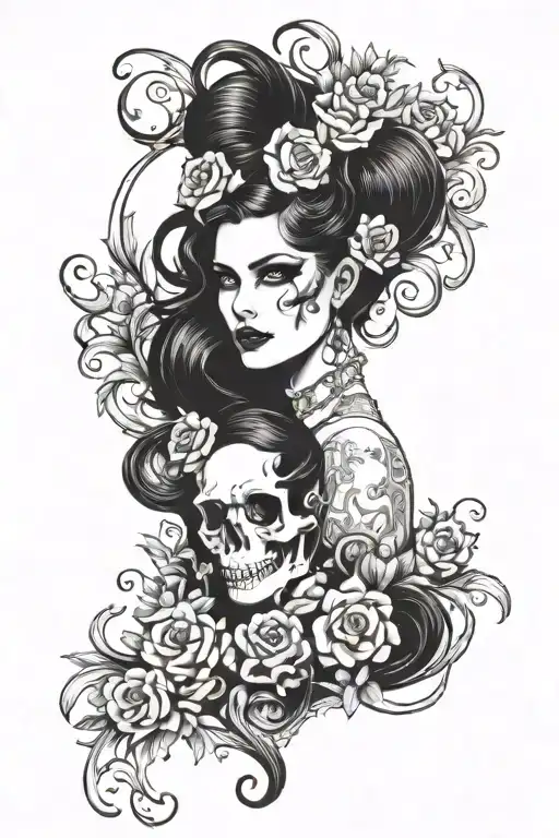 Goth Pinup