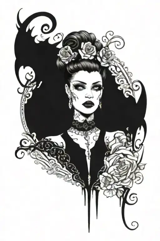 Goth Pinup