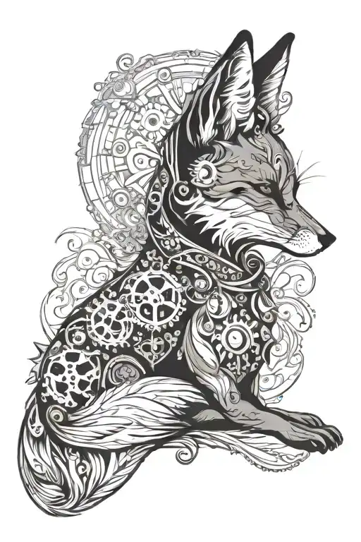 Steampunk Fox Full Body