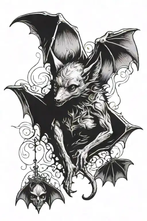 Vampire Bat Whole Body