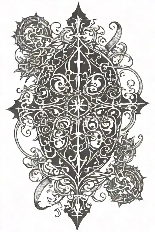 Religious Symbols Intertwined