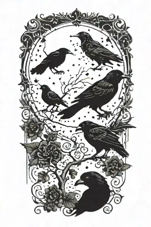 Crow And Taurus Constellation