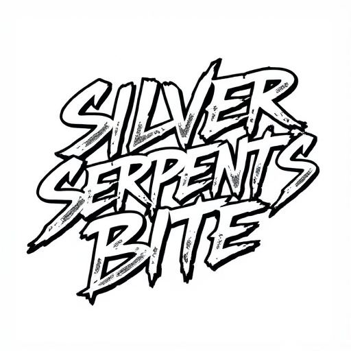 Silver Serpent’s Bite Tattoo idea
