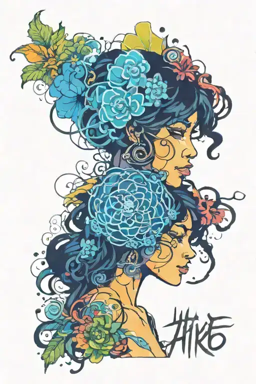 Jhene Aiko Album Cover Trip Colorful