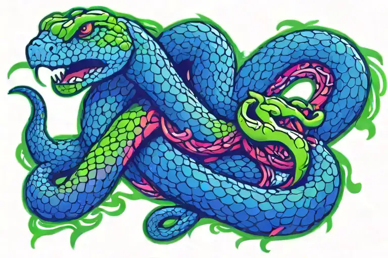 Snake 4Respect 4Freedom 4Loyalty 4Whatimportant Green Heart With 4 Inside Of It